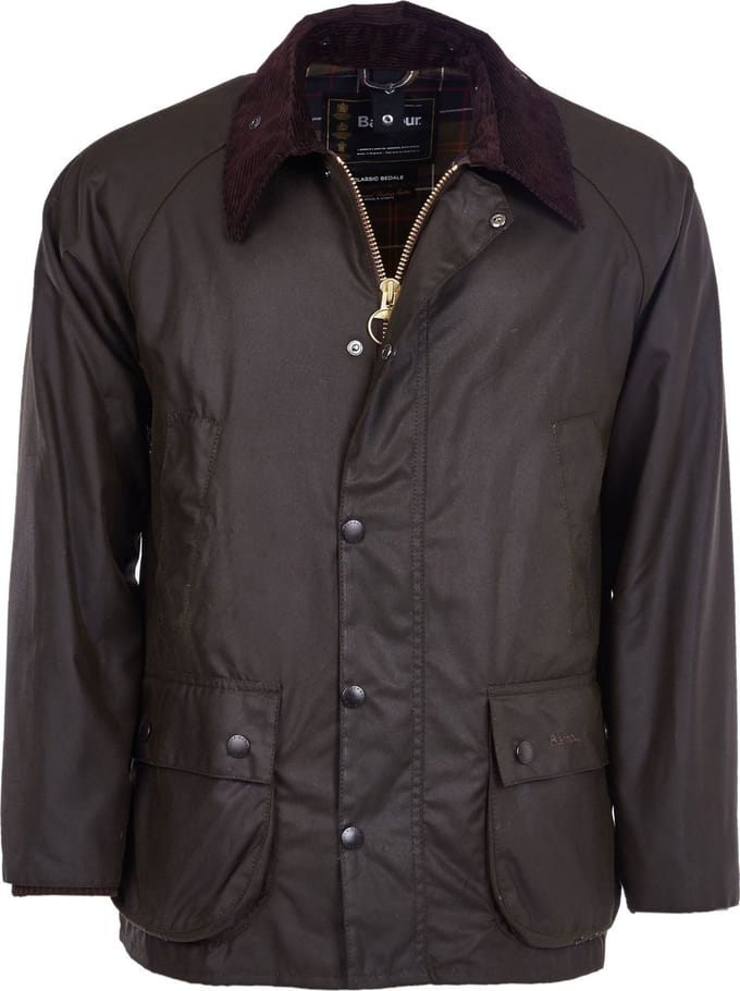 Barbour Classic Bedale Wax Jas Olijfgroen - Maat 46 - Heren - Wax jassen
