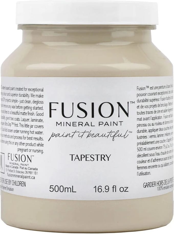 Fusion Mineral Paint - Acryl - Meubelverf - Groen Beige - Tapestry - 500 ml