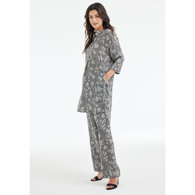 DIDI Tunic Diary Black Bloom Print Taglia: 38 | Maglie a manica lunga Outlet | Donna | Nero