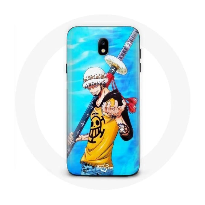 Coque pour Samsung Galaxy J7 2017 One Piece Manga Trafalgar Law epée