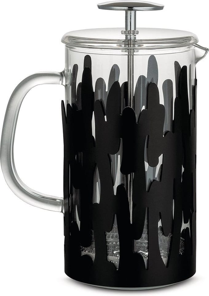 ALESSI - Barkoffee - Caffetiere 8 kops zwart