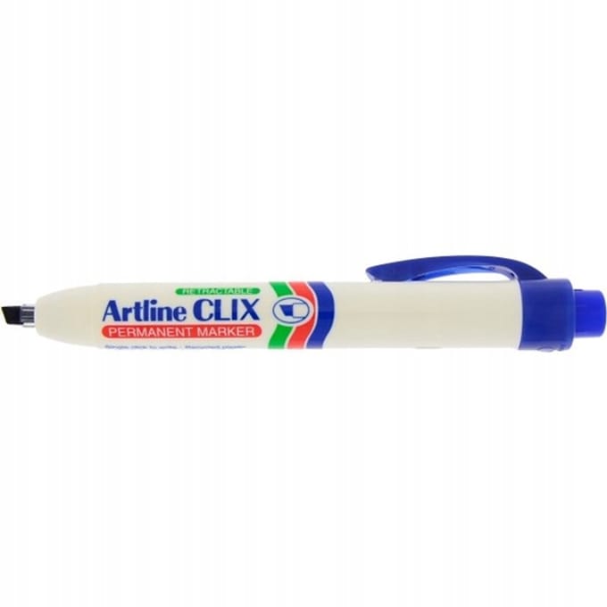 Artline 93 Clix Permanent Marker Blauw - Sneldrogend & Watervast