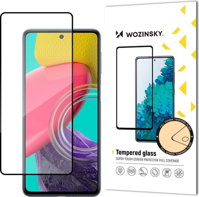 Wozinsky - Serie - Geharde Glasbescherming - Full Glue - 9H Hardheid - Samsung Galaxy M53 5G