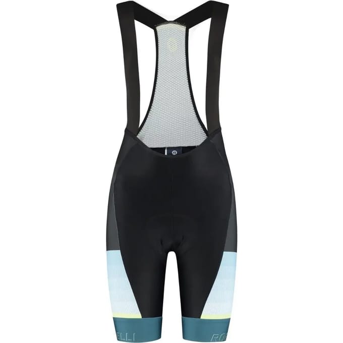 Rogelli Impress II Dames Fietsbroek - Blauw/Geel