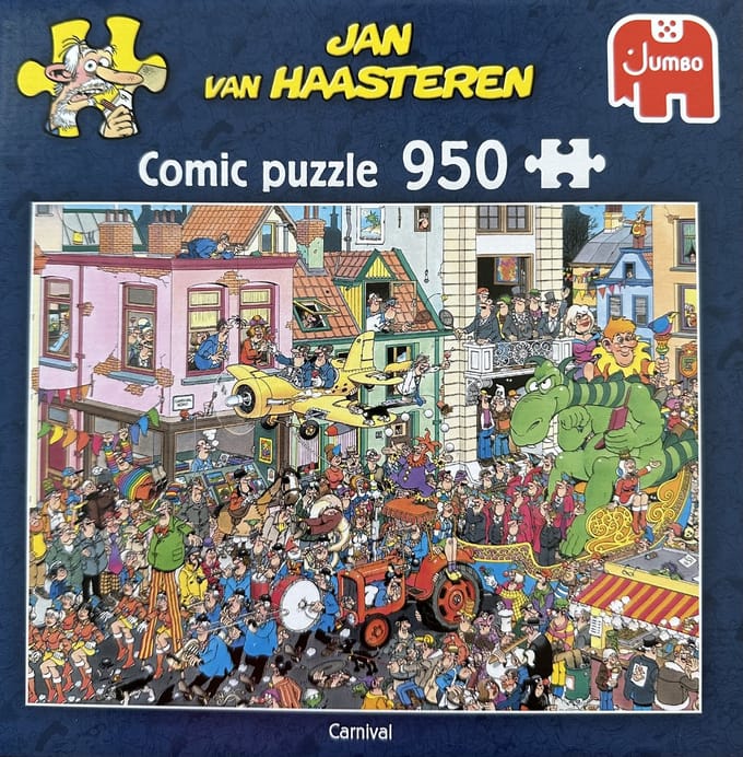 Jan van Haasteren comic puzzle jumbo 950 stukjes Carnival puzzel carnaval