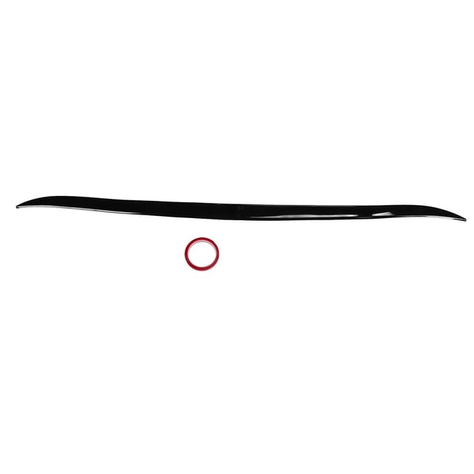 Universele Glanzend Zwarte Auto Achterklep Spoiler Lip UV-bestendig Rubber Spoiler Vleugel black