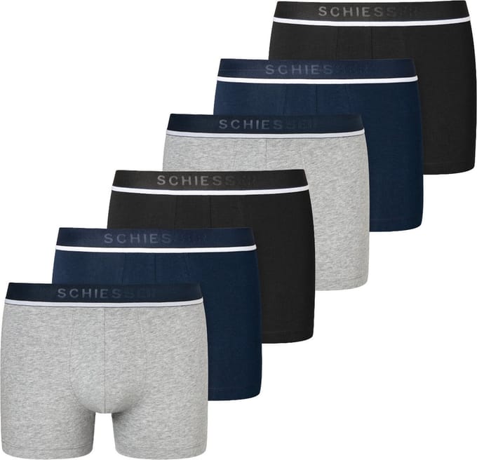 Schiesser Heren Shorts / Pants 6er Pack - 95/5 - Cotton