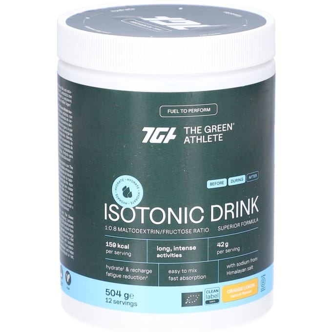 The Green Athlete Isotonic Drink BIO 504 Poeder