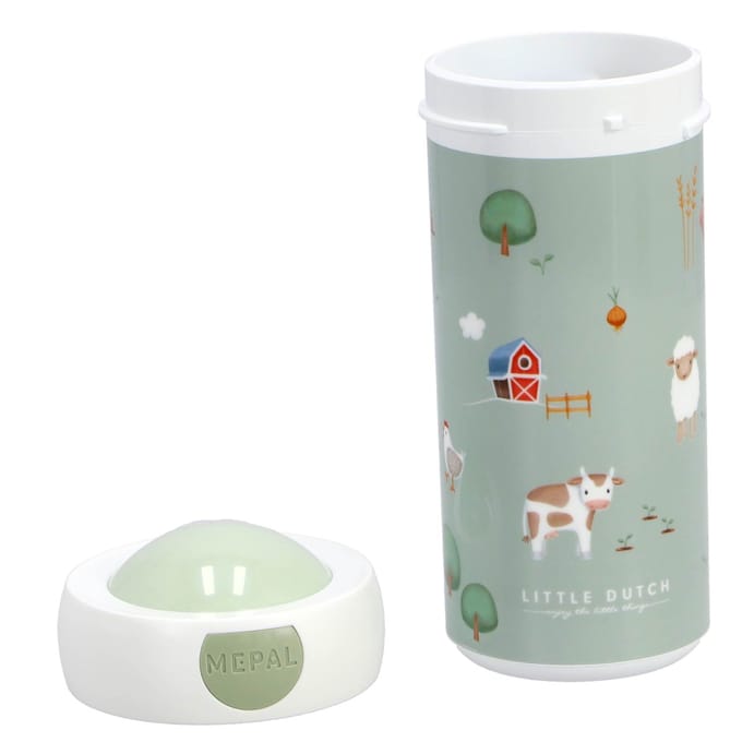 Mepal Schoolbeker Campus Little Dutch - 300 ml - Sluit goed af - Drinkbeker voor kinderen - Little Farm