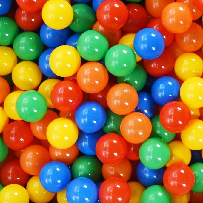 Vidaxl Speelballen, 1000 Stuks, Kleurrijk
