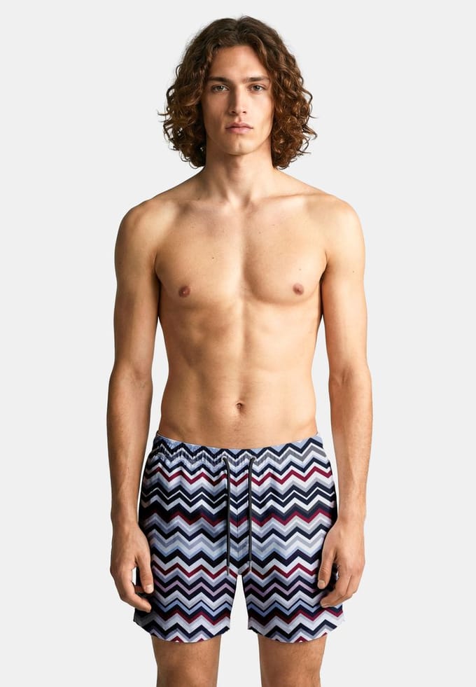 "Zig Zag" Zwemshorts