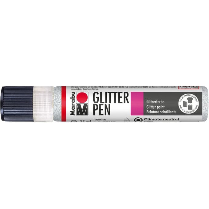 Marabu Glitter Pen - Glitter-Wit