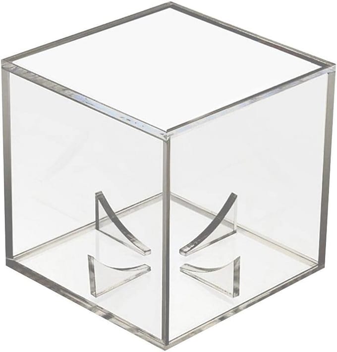 Transparante Acryl Display Box voor Sportballen - UV Bescherming en Stofdicht