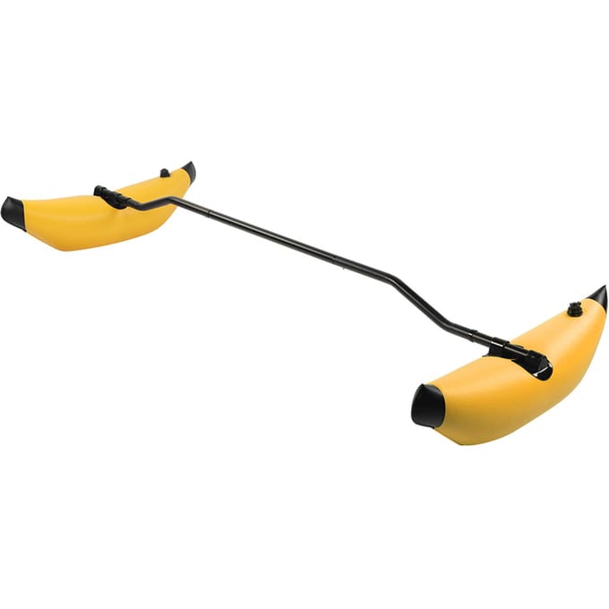 Opblaasbare Kajak Stabilisator PVC Kano Outrigger Kit Drijvend Balancerend BootaccessoireGeel geel