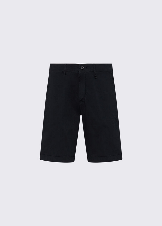 bermuda slim fit man donkerblauw