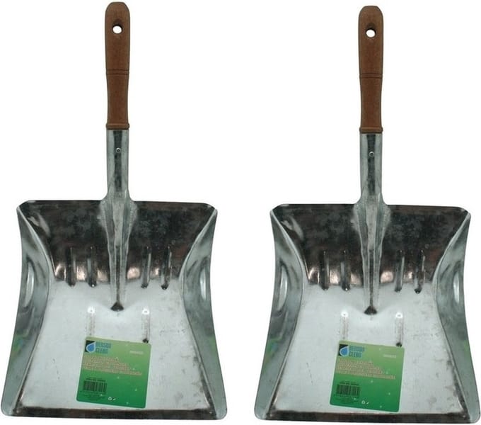 Benson Blik zonder stoffer - 2x - voor buiten - verzinkt - 22 cm