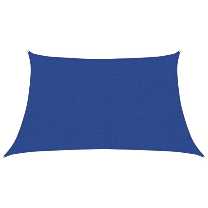 vidaXL - Zonnezeil - 160 - g/m² - 3/4x2 - m - HDPE - blauw