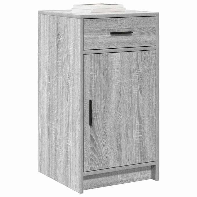 vidaXL - Dressoir - Grijs - Sonoma - 40 - x - 40,5 - x - 75 - cm - Bewerkt - hout