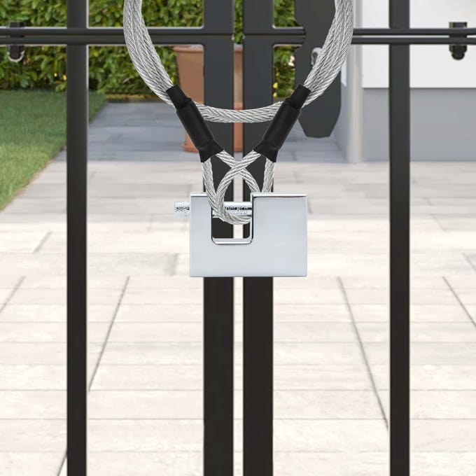 Cadenas Suspendu 2 pcs Acier Argenté