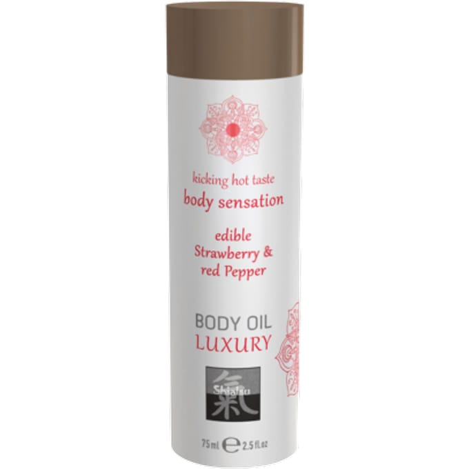 Shiatsu HOT Lichaamsolie Eetbaar - 75ml