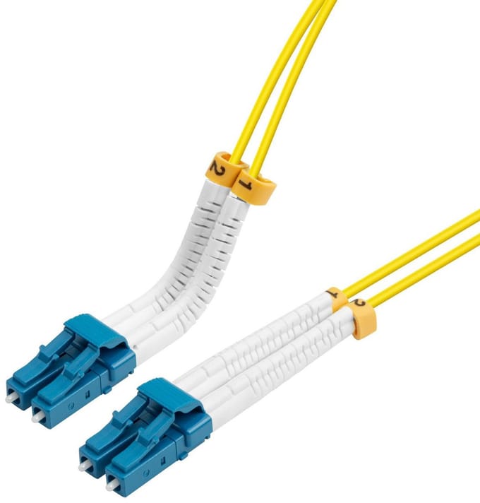 Lanview Bendable patch cable - 1 m - yellow - Geel - 1m