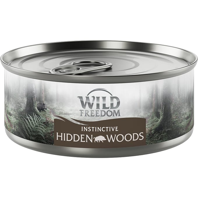 6x70g Hidden Woods Wild Zwijn Wild Freedom Kattenvoer