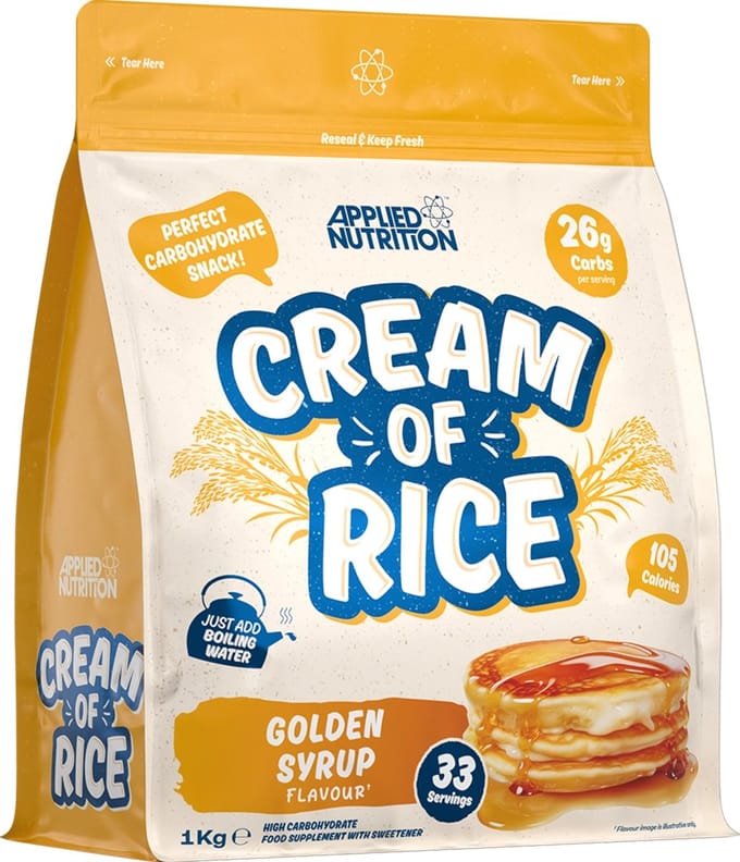 Applied Nutrition Cream of Rice (1000g) Golden Syrup - Functionele voeding - Supervoeding