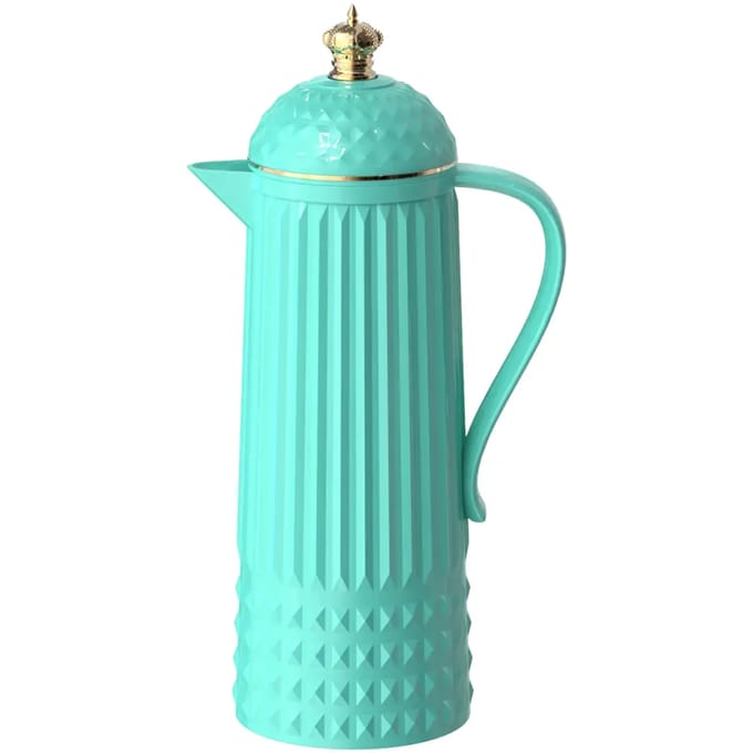 Present Time Thermoskan Crown - Turquoise - Ø12cm - Scandinavisch