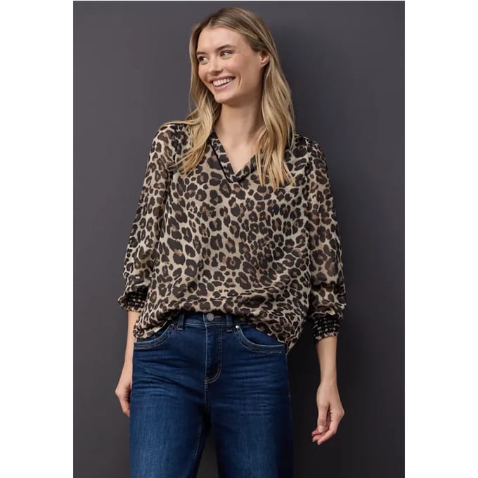 Chiffon tuniek met tape