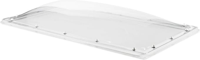 Domelite lichtkoepel enkelwandig - helder 0800 x 1800 mm