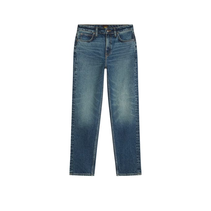 Dames Straight jeans Lee Carol Dark Cobalt
