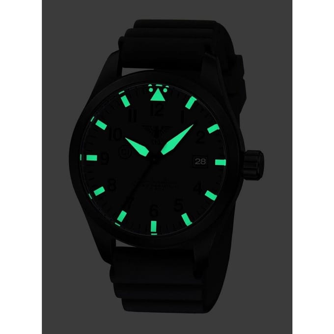 KHS - KHS.AIRBSXT.DB - Polshorloge - Airleader Black Steel XTAC - Heren