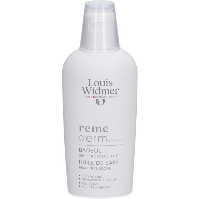 Louis Widmer Remederm Dry Skin Badolie Licht Geparfumeerd 250