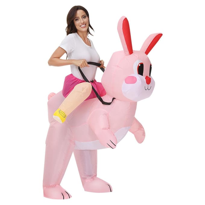 Paashaas Opblaasbaar Kostuum Adult one size, 150-190cm