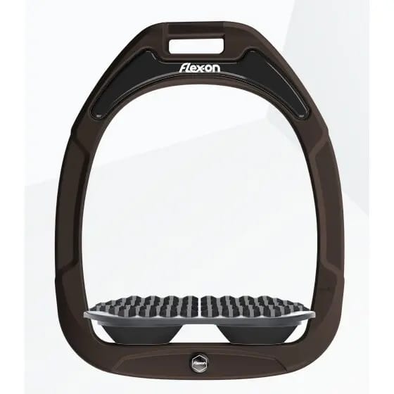 Endurance stijgbeugels Bruin/Grijs/Zwart Flex-On Green Composite