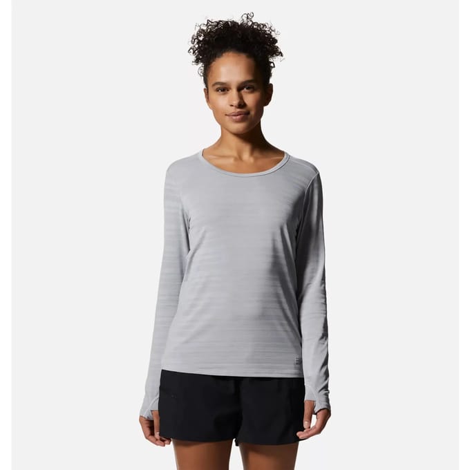 Dames-T-shirt met lange mouwen Mountain Hardwear Mighty Stripe™