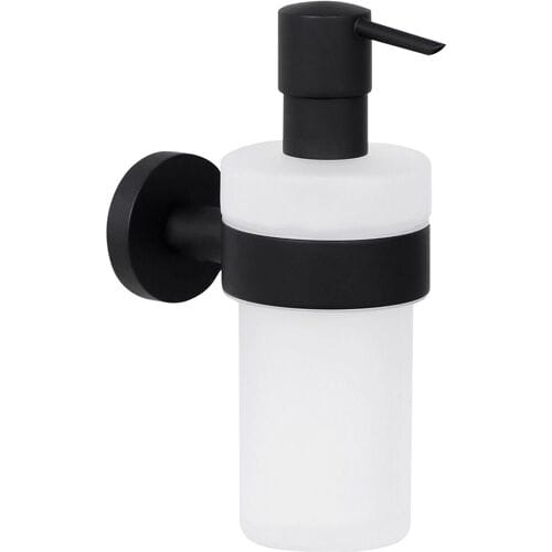 Bravat Varuna matt black liquid soap dispenser, 778899