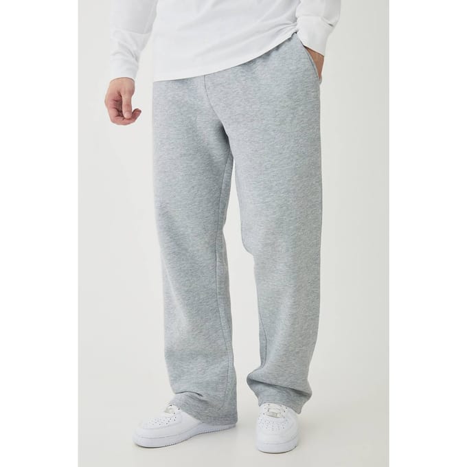 Tall Essential Straight Fit Joggers | Grey Marl | Size Medium