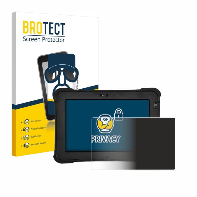 BROTECT - privacy screenprotector voor Zebra XSlate L10ax - Folie Beschermfolie Blauwlichtfilter