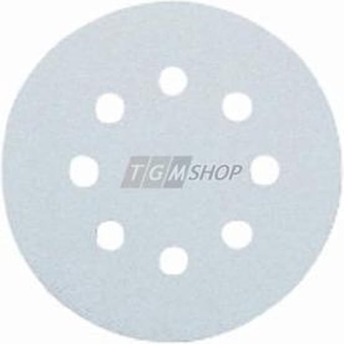 Bosch 2609256009 5 sander sanding sheets, 125 mm, K80, 8 Loeche ...