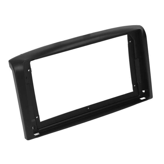 Cadre de panneau de navigation de voiture Kit de tableau de bord Plastique ABS Remplacement sans couture pour Aveo 2007 ?2011 black