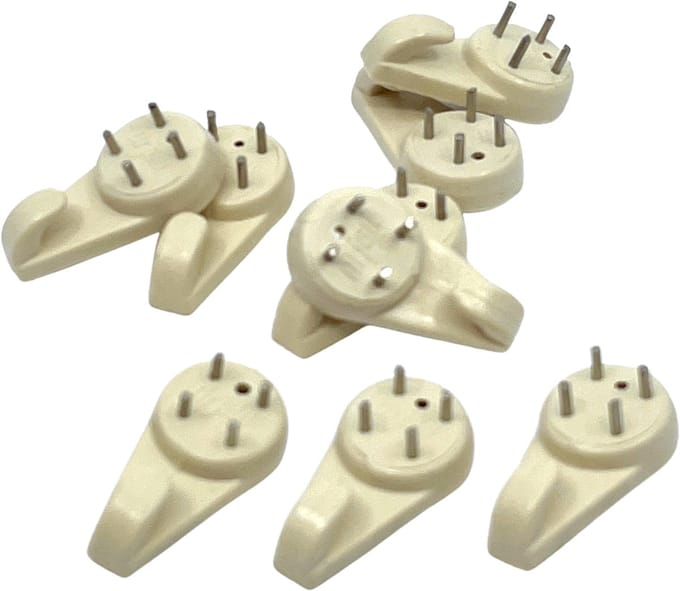 TQ4U Schilderijhaak met nagels - Nylon - 10 stuks