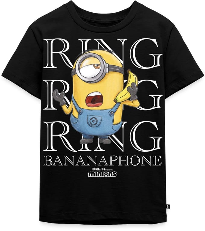 Minions Ring Bananaphone Ringen Premium T Shirt Kinderen