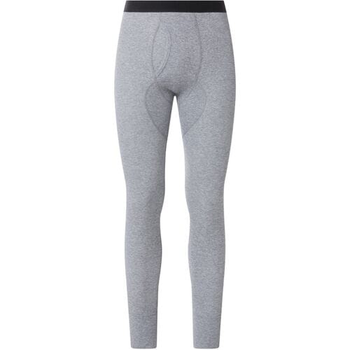 ESMARA MEN Set van 2 lange heren onderbroeken - dubbelrib (Donkergrijs, M)