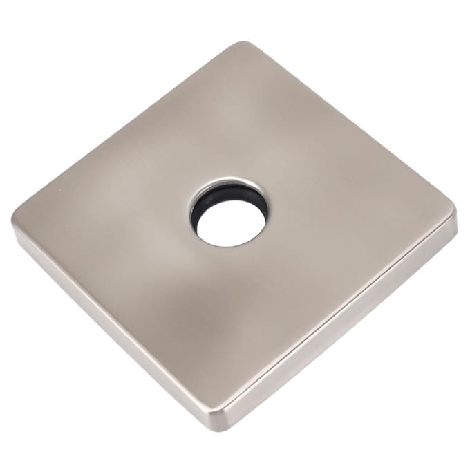 Vierkante Afdekplaat Douchearm Universeel Decoratief Extra Groot RVS Douchearmflens gray