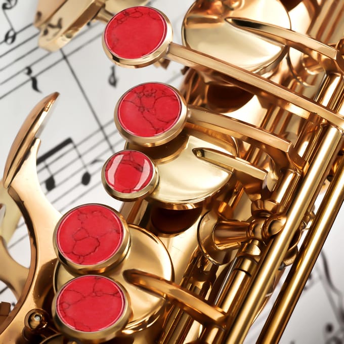 9 stuks saxofoonknoppen Set van 9 stuks saxofoonstenen toetsknoppen voor altsaxofoon groen