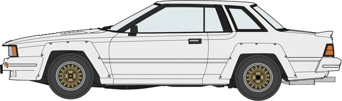 Hasegawa Modelbouwpakket Auto - 21162 Nissan 240RS - BS110 - 1983 - Auto Plastic - 1:24 - Modelbouw