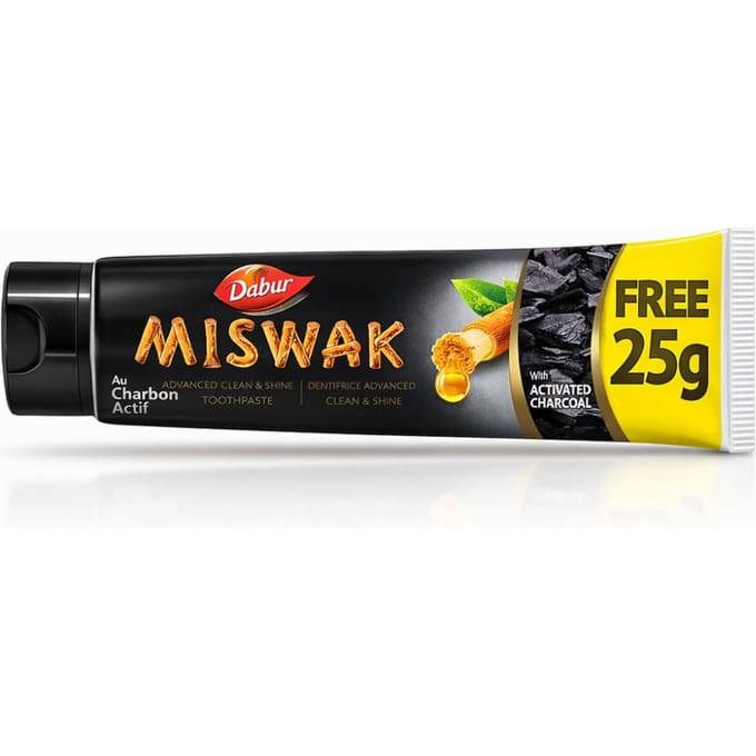 Dabur - Miswak Tandpasta met Actieve Kool 50g+25g