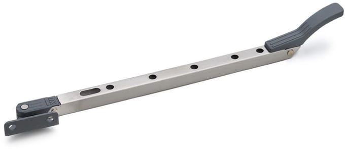 Dulimex Raamuitzetter verstelbaar 30 cm RVS grijs