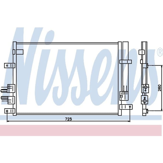 Condensor, airconditioning NISSENS 94871